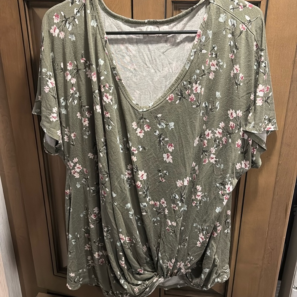 Green floral